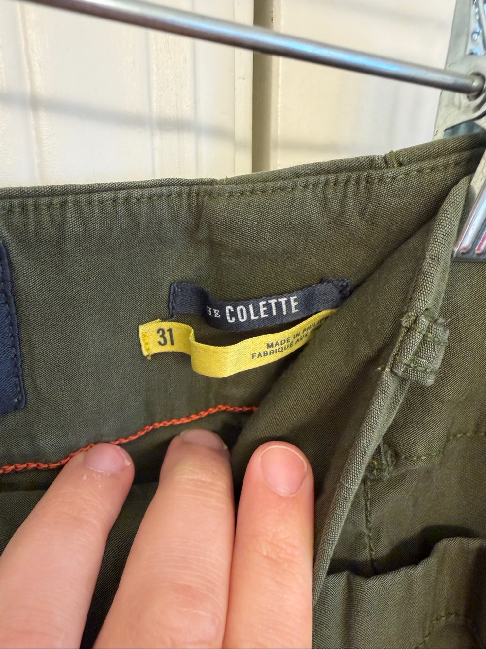 Maeve Anthropologie Olive Green Colette Pants Wide Leg Size 31 Women’s - Picture 6 of 7